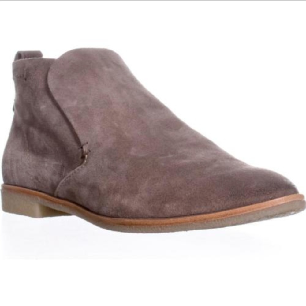 NEW Dolce Vita Colt Taupe Suede Booties Shoes 6.5